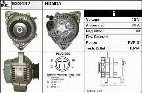 EDR 933437 - Alternator www.molydon.hr