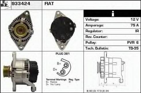 EDR 933424 - Alternator www.molydon.hr