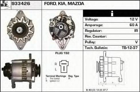 EDR 933426 - Alternator www.molydon.hr