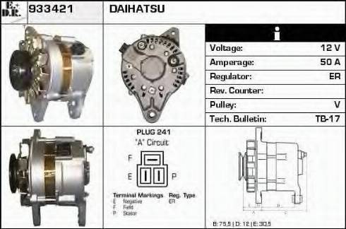 EDR 933421 - Alternator www.molydon.hr