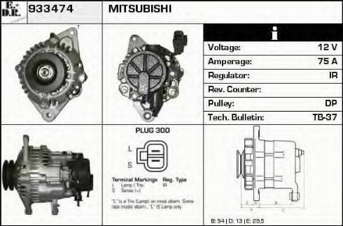 EDR 933474 - Alternator www.molydon.hr