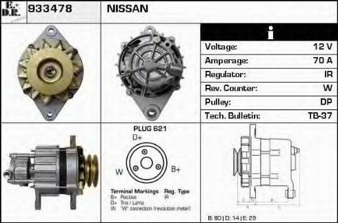 EDR 933478 - Alternator www.molydon.hr