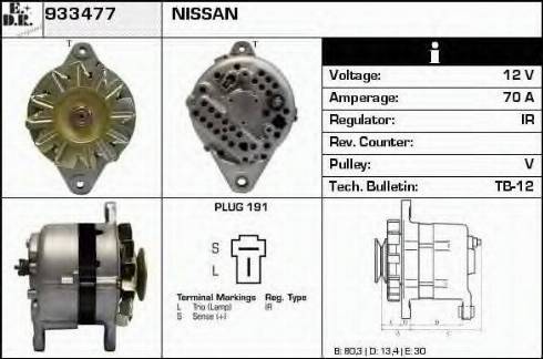 EDR 933477 - Alternator www.molydon.hr