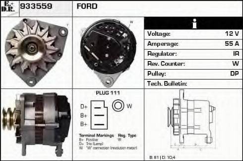 EDR 933559 - Alternator www.molydon.hr