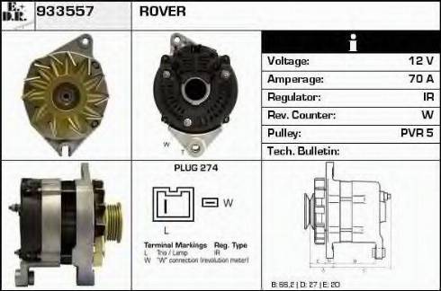 EDR 933557 - Alternator www.molydon.hr