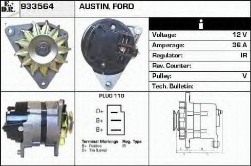 EDR 933564 - Alternator www.molydon.hr