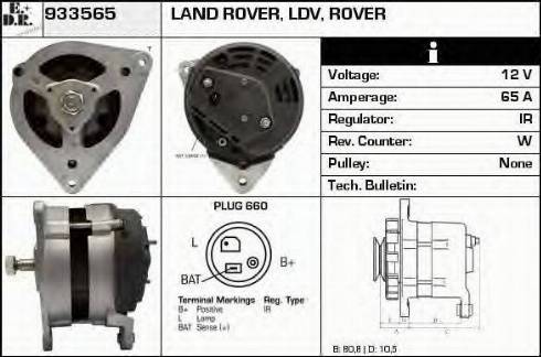 EDR 933565 - Alternator www.molydon.hr