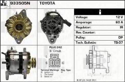 EDR 933505N - Alternator www.molydon.hr