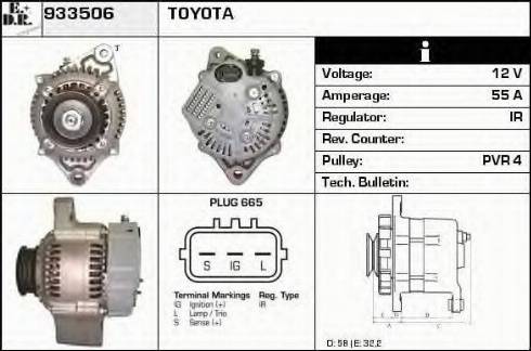 EDR 933506 - Alternator www.molydon.hr