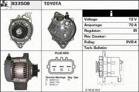 EDR 933508 - Alternator www.molydon.hr