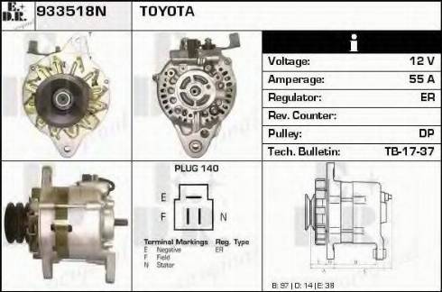 EDR 933518N - Alternator www.molydon.hr