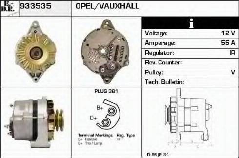 EDR 933535 - Alternator www.molydon.hr