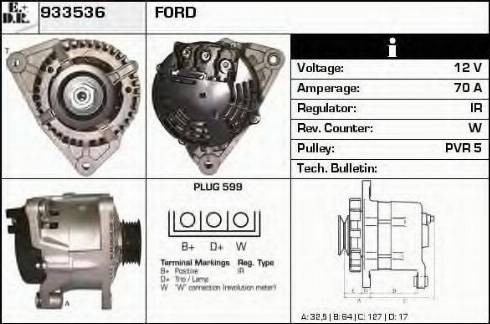 EDR 933536 - Alternator www.molydon.hr