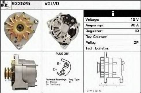 EDR 933525 - Alternator www.molydon.hr