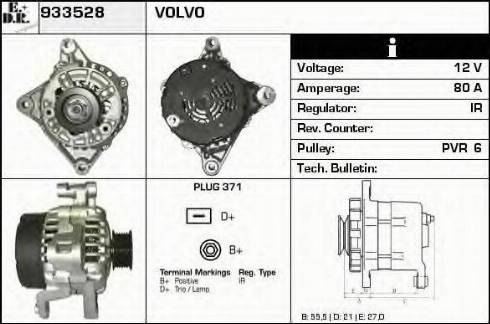 EDR 933528 - Alternator www.molydon.hr