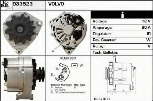 EDR 933523 - Alternator www.molydon.hr