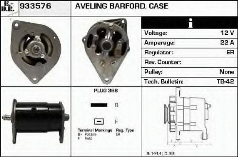 EDR 933576 - Alternator www.molydon.hr