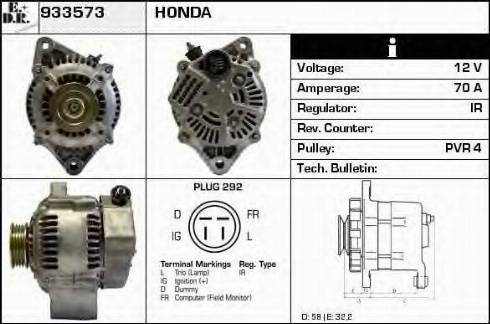 EDR 933573 - Alternator www.molydon.hr