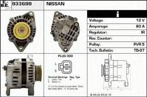 EDR 933699 - Alternator www.molydon.hr