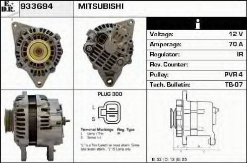 EDR 933694 - Alternator www.molydon.hr