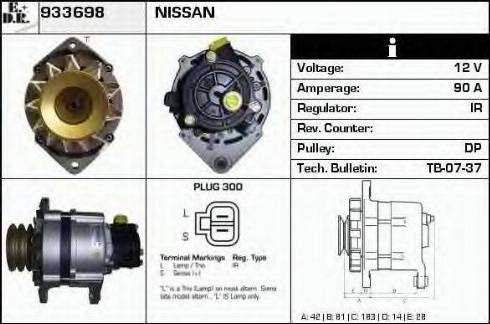 EDR 933698 - Alternator www.molydon.hr