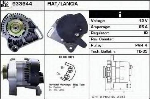 EDR 933644 - Alternator www.molydon.hr