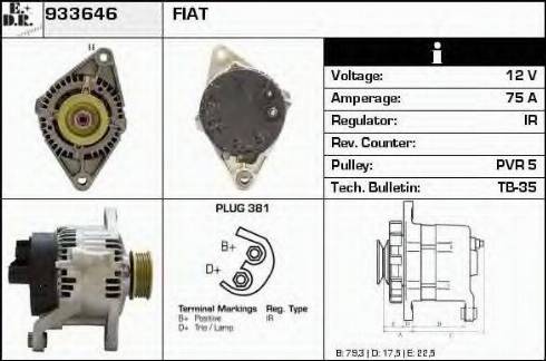 EDR 933646 - Alternator www.molydon.hr