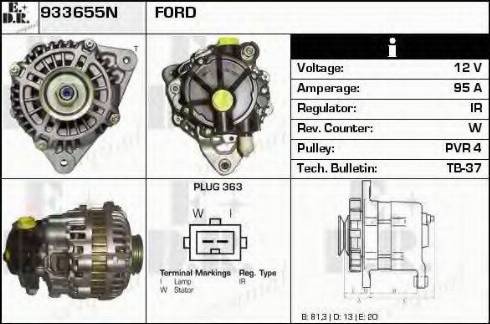 EDR 933655N - Alternator www.molydon.hr