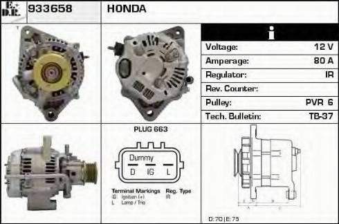 EDR 933658 - Alternator www.molydon.hr