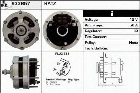 EDR 933657 - Alternator www.molydon.hr