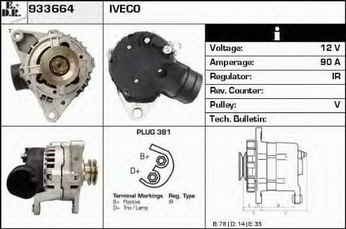 EDR 933664 - Alternator www.molydon.hr