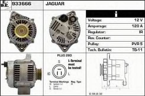 EDR 933666 - Alternator www.molydon.hr