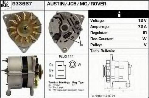 EDR 933667 - Alternator www.molydon.hr