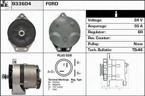 EDR 933604 - Alternator www.molydon.hr