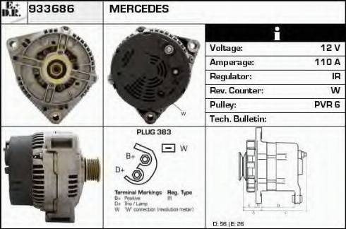 EDR 933686 - Alternator www.molydon.hr