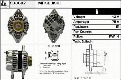 EDR 933687 - Alternator www.molydon.hr