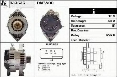 EDR 933636 - Alternator www.molydon.hr