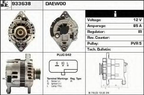 EDR 933638 - Alternator www.molydon.hr