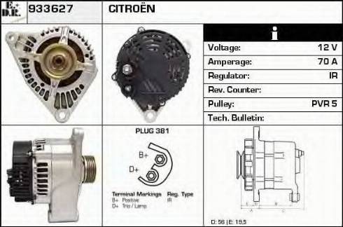 EDR 933627 - Alternator www.molydon.hr