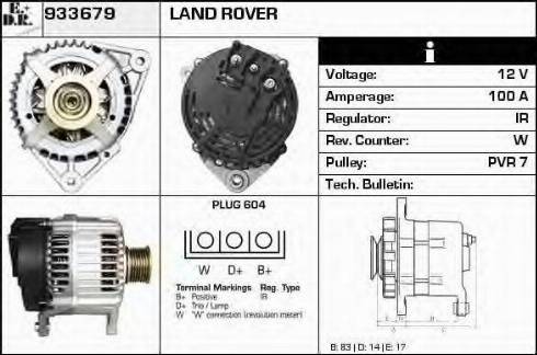 EDR 933679 - Alternator www.molydon.hr