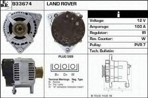 EDR 933674 - Alternator www.molydon.hr