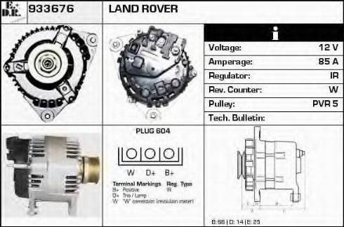 EDR 933676 - Alternator www.molydon.hr