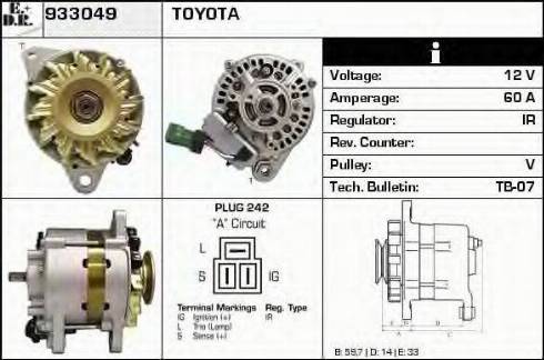 EDR 933049 - Alternator www.molydon.hr