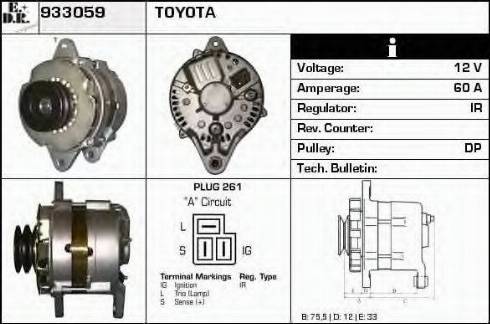 EDR 933059 - Alternator www.molydon.hr