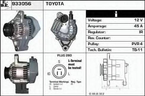 EDR 933056 - Alternator www.molydon.hr