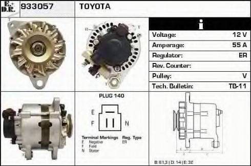 EDR 933057 - Alternator www.molydon.hr