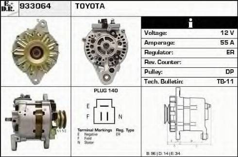 EDR 933064 - Alternator www.molydon.hr