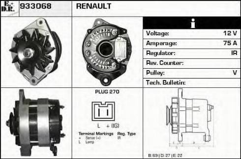 EDR 933068 - Alternator www.molydon.hr