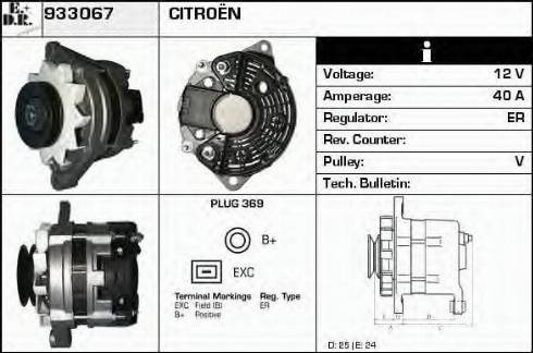 EDR 933067 - Alternator www.molydon.hr