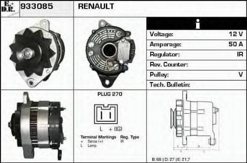 EDR 933085 - Alternator www.molydon.hr